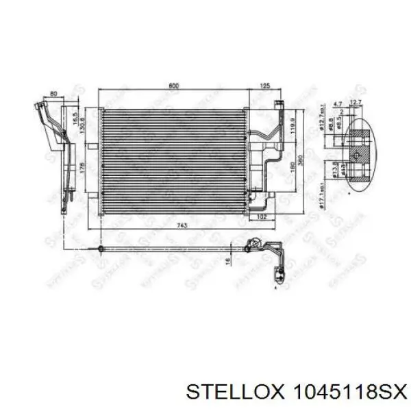 RC9492694902 Stock радиатор кондиционера