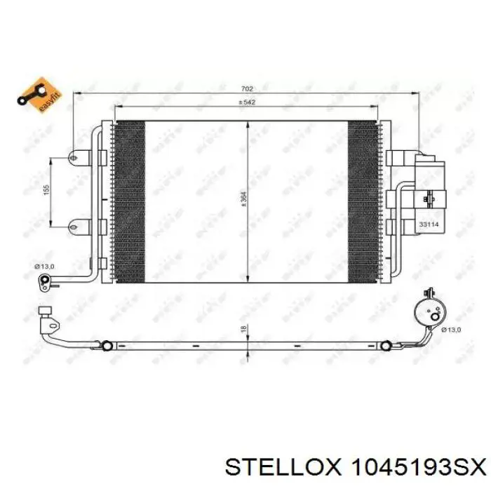 1045193SX Stellox Конденсатор
