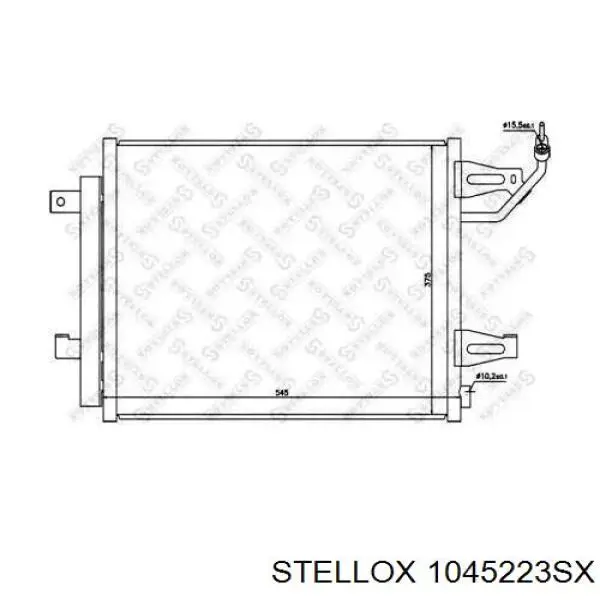 Радиатор кондиционера AC819933 Maxgear