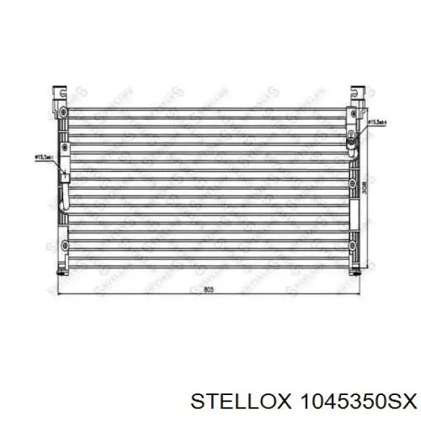 Радиатор кондиционера 1045350SX Stellox