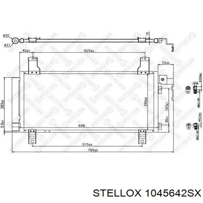 AC828447 Maxgear Конденсатор