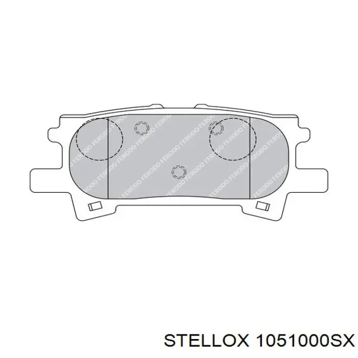 Задние тормозные колодки QE0032S Q-top