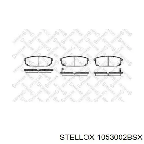 1053002BSX Stellox Колодки тормозные дисковые комплект