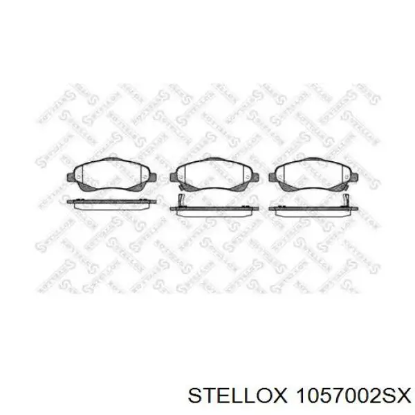 Колодки Stellox 1057002SX цена, от 24.07 USD
