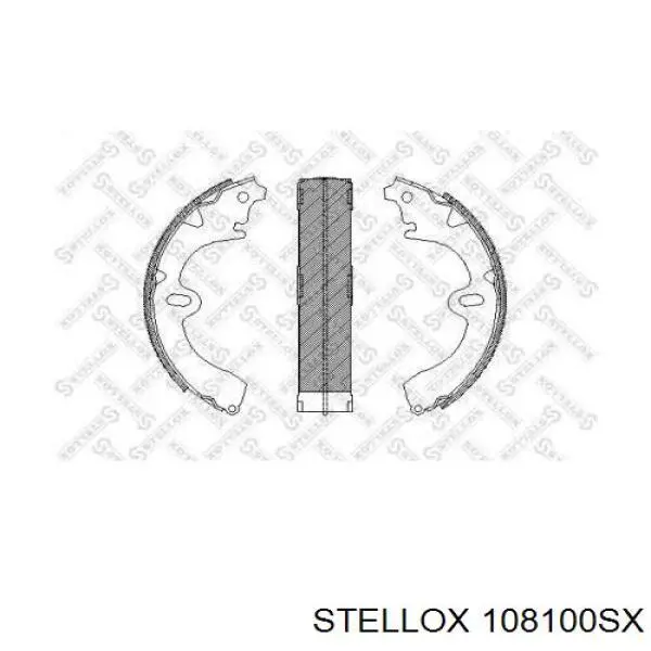 108100SX Stellox колодки тормозные задние барабанные