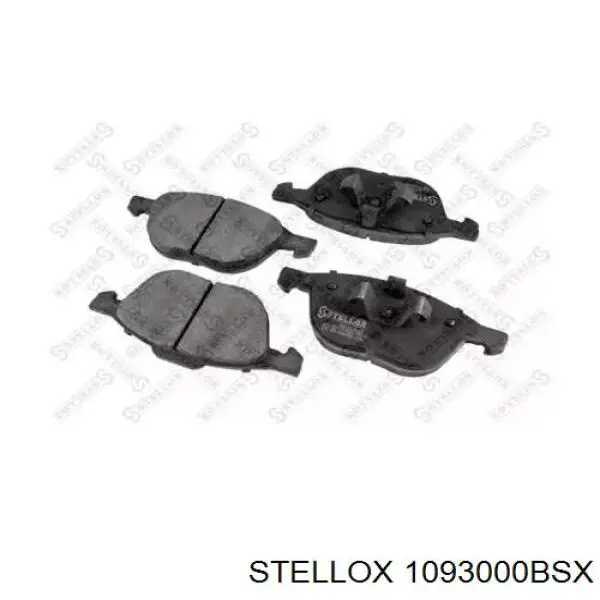 1093 000B-SX Stellox колодки тормозные передние дисковые