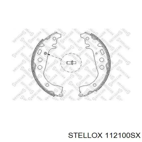 112100SX Stellox колодки тормозные задние барабанные