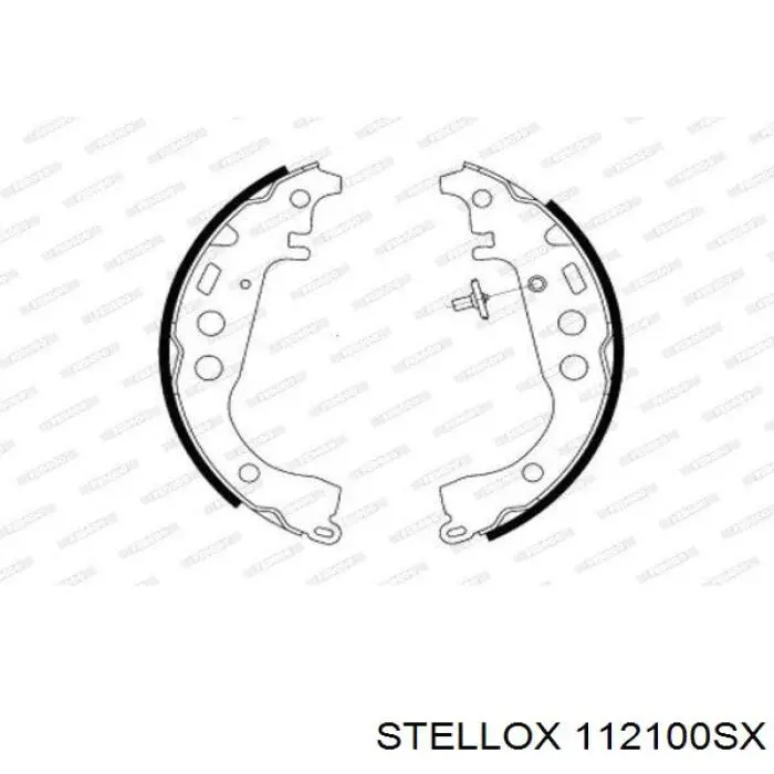 Барабанные колодки Stellox 112100SX
