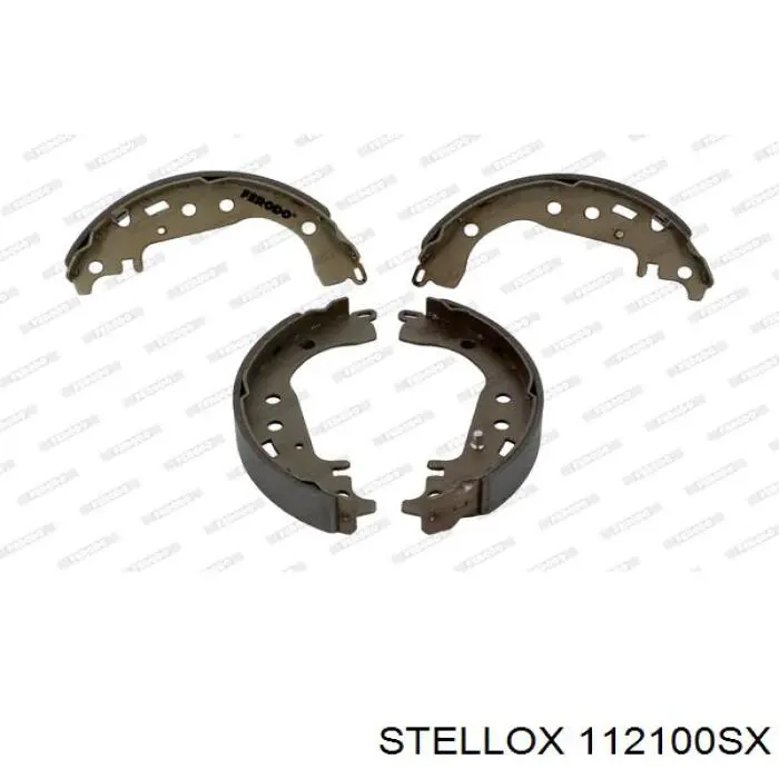 Купить 112100SX Stellox Задние барабанные тормозные колодки