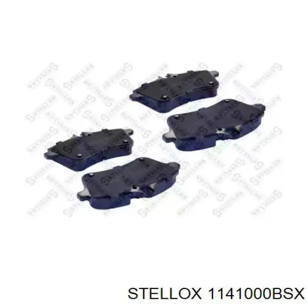 1141000BSX Stellox колодки тормозные передние дисковые