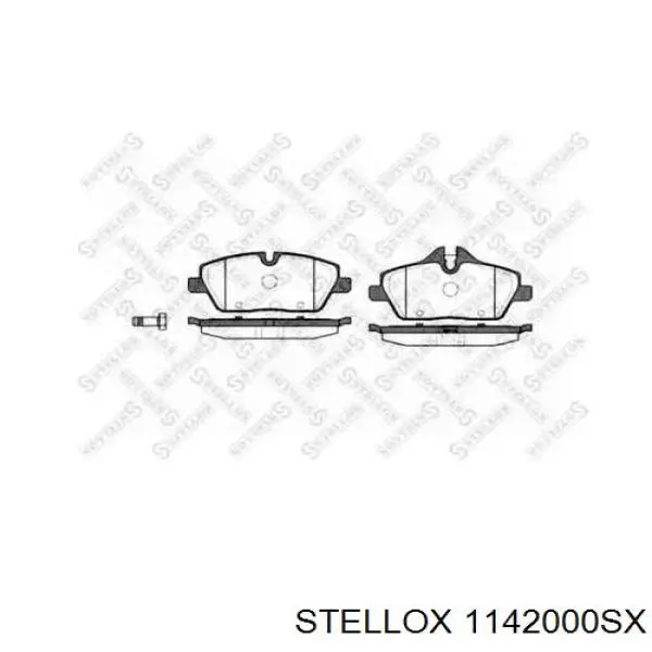 Передние тормозные колодки 1142000SX Stellox