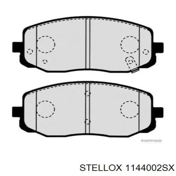 Купить 1144002SX Stellox Колодки тормозные