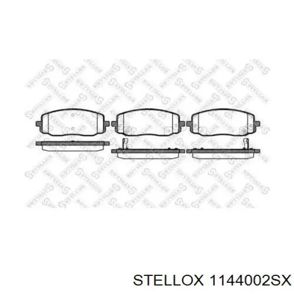 1144002SX Stellox колодки тормозные передние дисковые