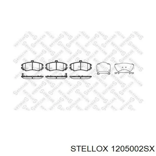 Передние тормозные колодки 1205002SX Stellox