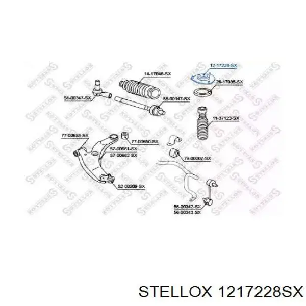Опора переднего амортизатора Q0000544 Q-fix