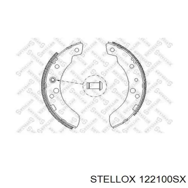 Задние барабанные колодки 122100SX Stellox