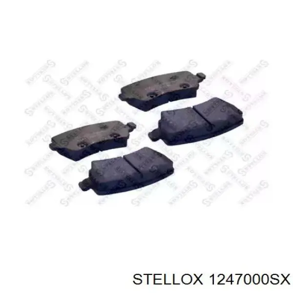 1247000SX Stellox колодки тормозные задние дисковые