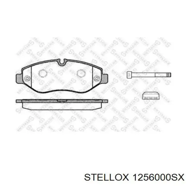 Передние тормозные колодки 1256000SX Stellox