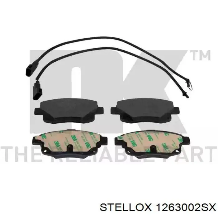 Задние дисковые колодки Stellox 1263002SX