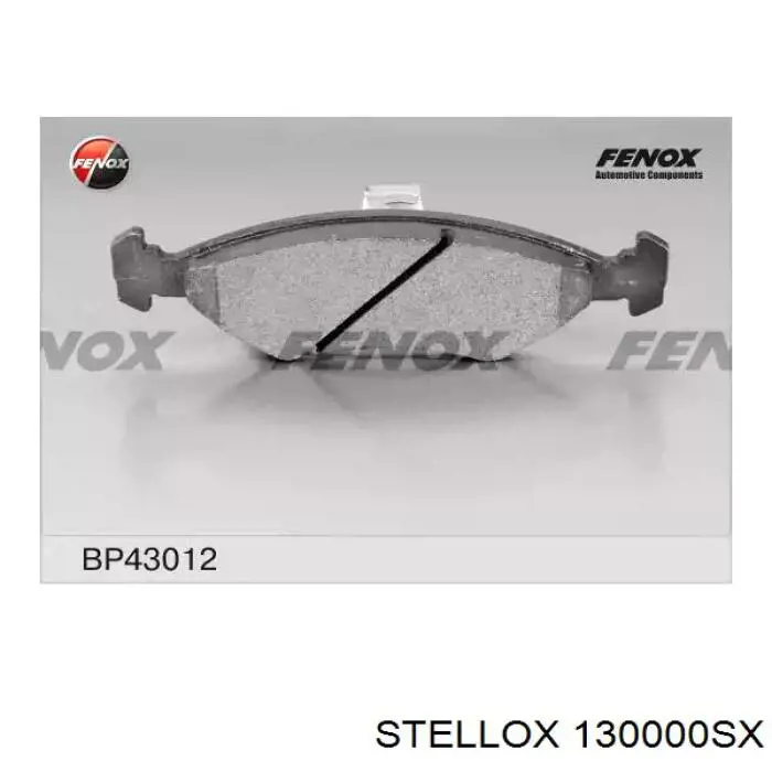 Тормозные колодки Stellox 130000SX