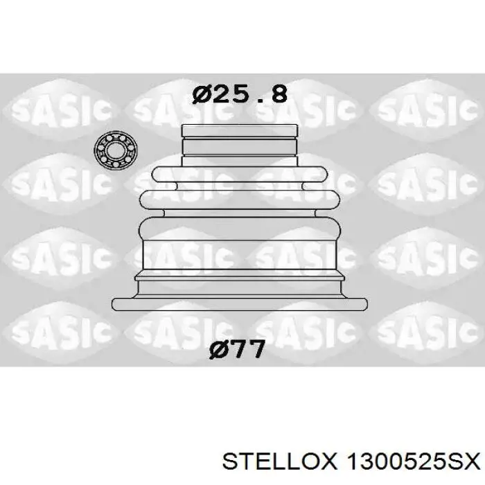 Пыльник тяги Stellox 1300525SX цена, от 12.96 USD