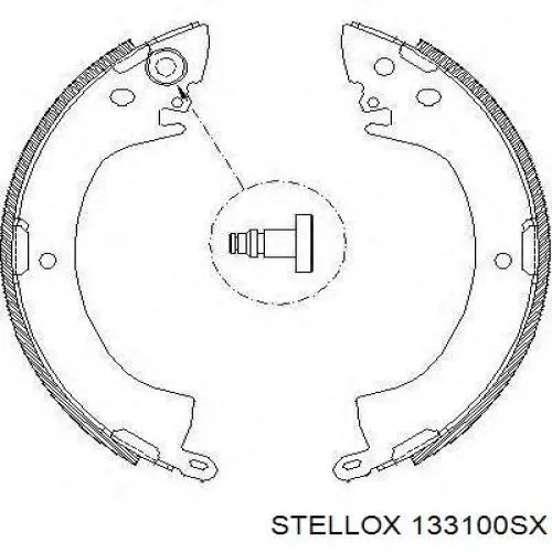 Задние барабанные колодки 133100SX Stellox