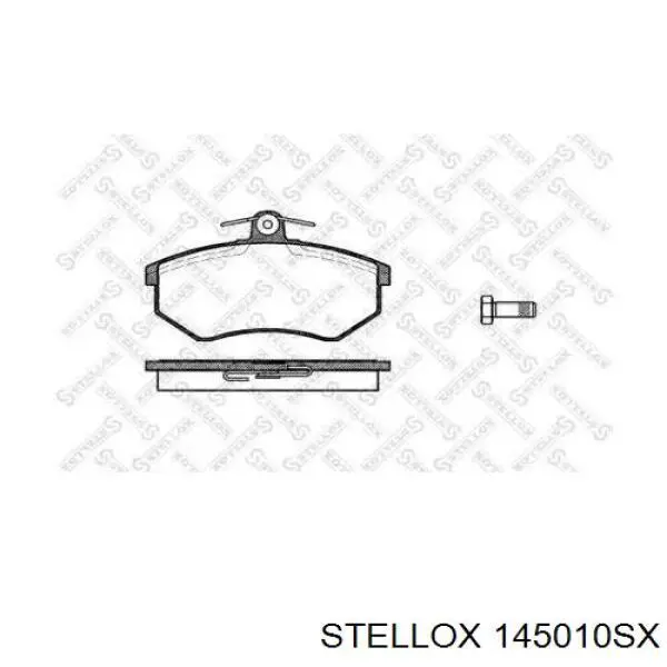 145010SX Stellox колодки тормозные передние дисковые