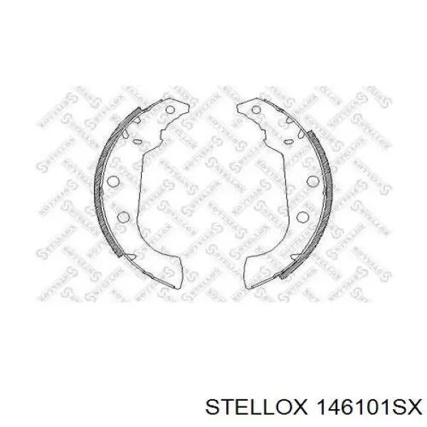 146101SX Stellox колодки тормозные задние барабанные