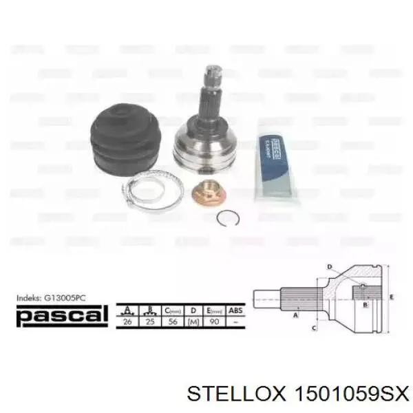 150 1059-SX Stellox шрус наружный передний