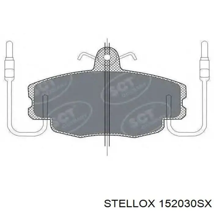 152030SX Stellox Колодки передние