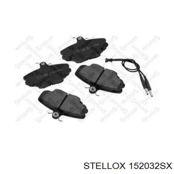 152032SX Stellox колодки тормозные передние дисковые
