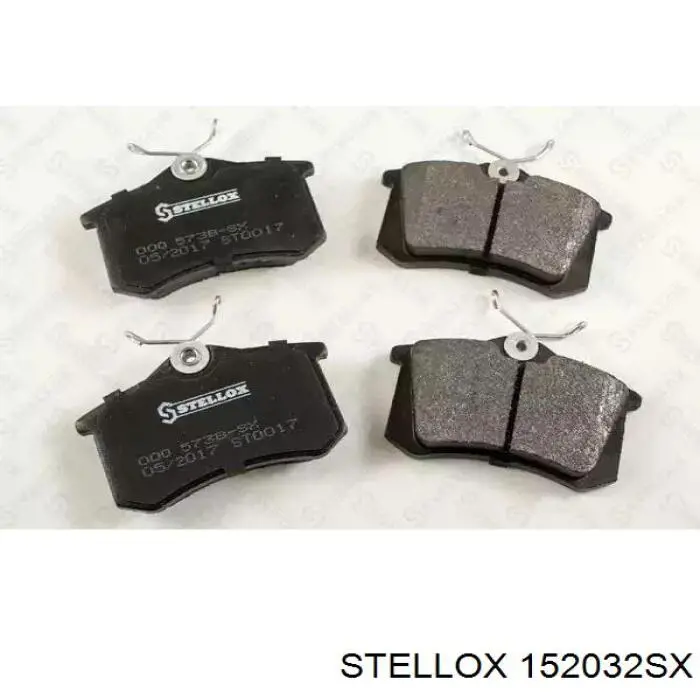 Купить 152032SX Stellox Колодки тормозные