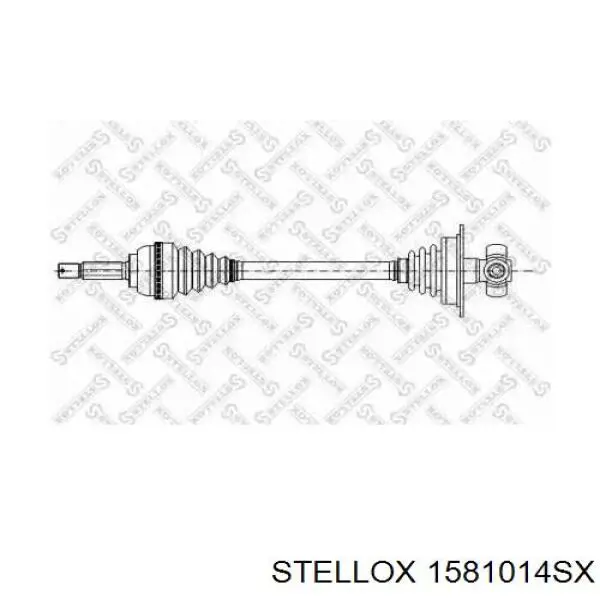 1581014SX Stellox полуось (привод передняя левая)