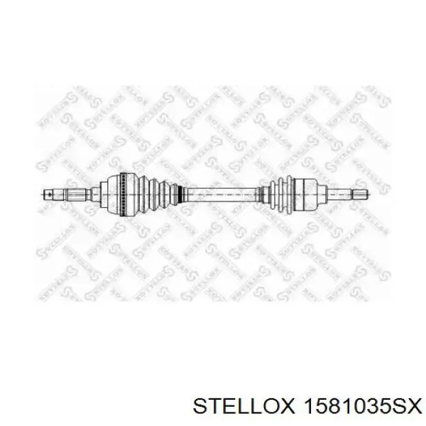 Левая полуось 1581035SX Stellox