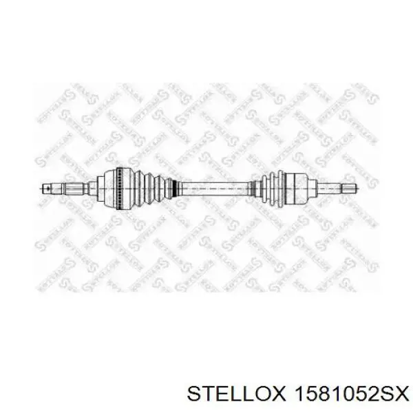 Правая полуось 1581052SX Stellox