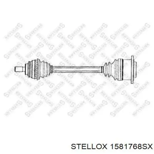 1581768SX Stellox полуось (привод передняя левая)