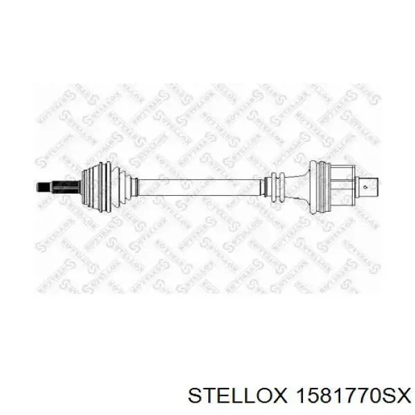 Правая полуось 1581770SX Stellox