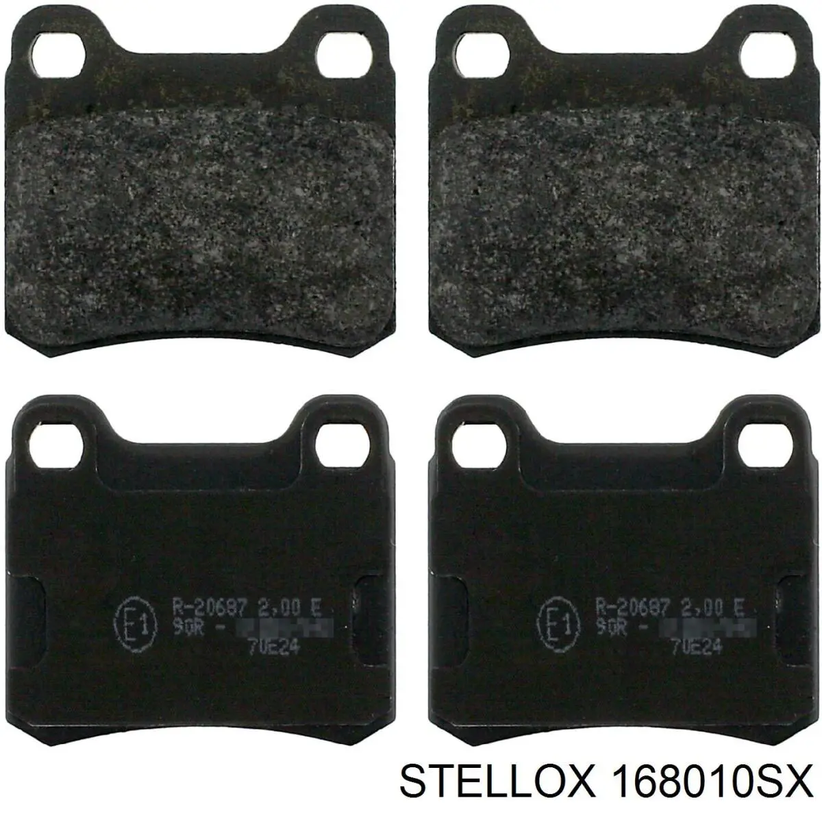Колодки дисковые  Stellox 168010SX цена, от 10.52 USD