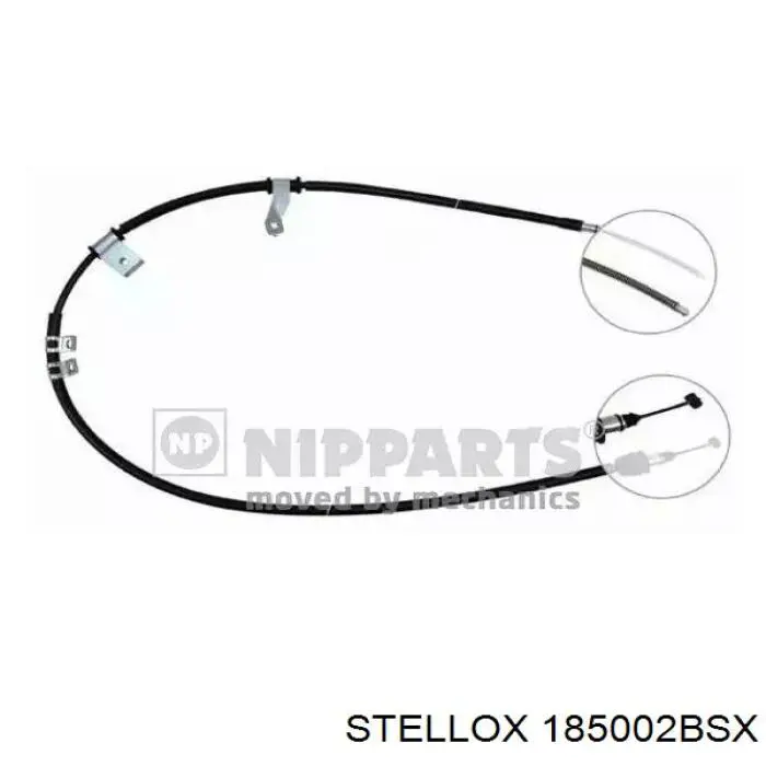 Передние тормозные колодки 185002BSX Stellox