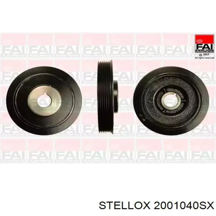 2001040SX Stellox Шкив коленчатого вала