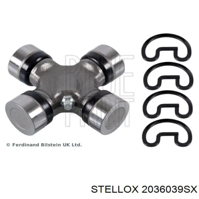 Крестовина заднего карданного вала  Stellox 2036039SX цена, от 10.42 USD