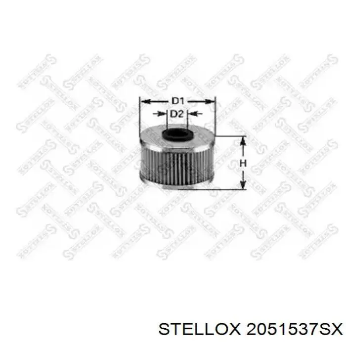 Масляный фильтр 2051537SX Stellox