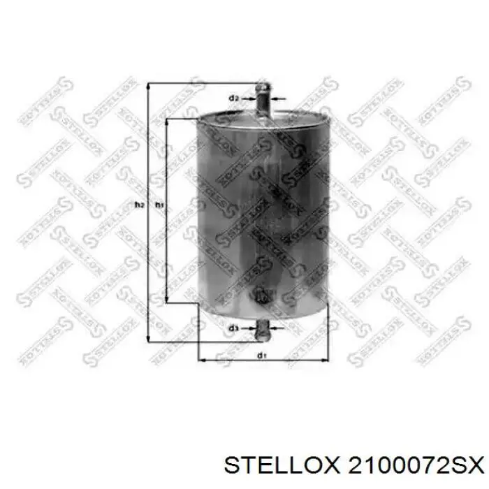 2100072SX Stellox Фильтр топлива