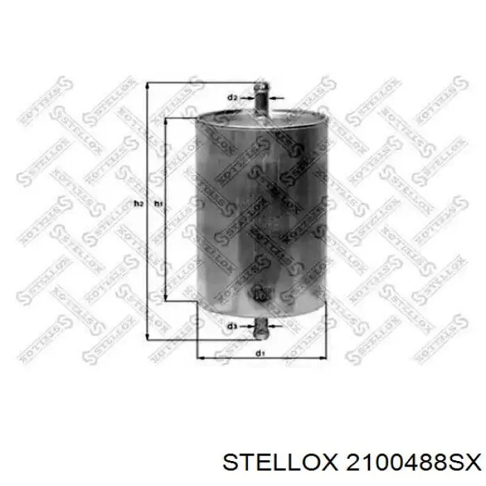 Фильтр тонкой очистки топлива Stellox 2100488SX цена, от 3.88 USD