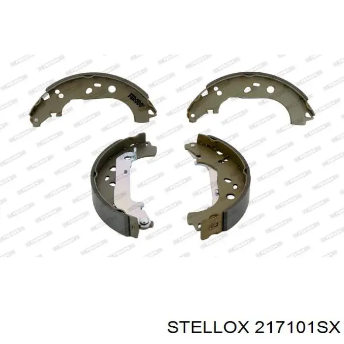 Купить 217101SX Stellox Задние барабанные тормозные колодки