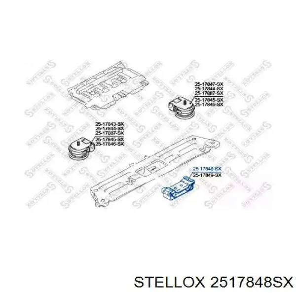 Задняя опора двигателя T423293 STC