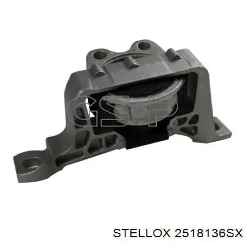 Soporte de motor derecho 2518136SX Stellox