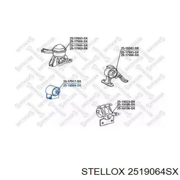 Передняя опора двигателя 2519064SX Stellox