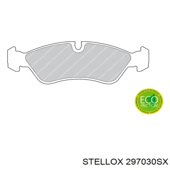 Купить 297030SX Stellox Колодки тормозные
