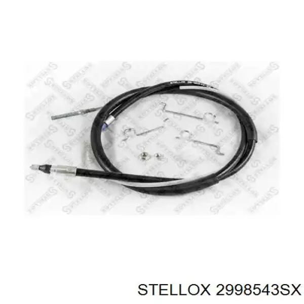 29-98543-SX Stellox трос ручного тормоза задний левый